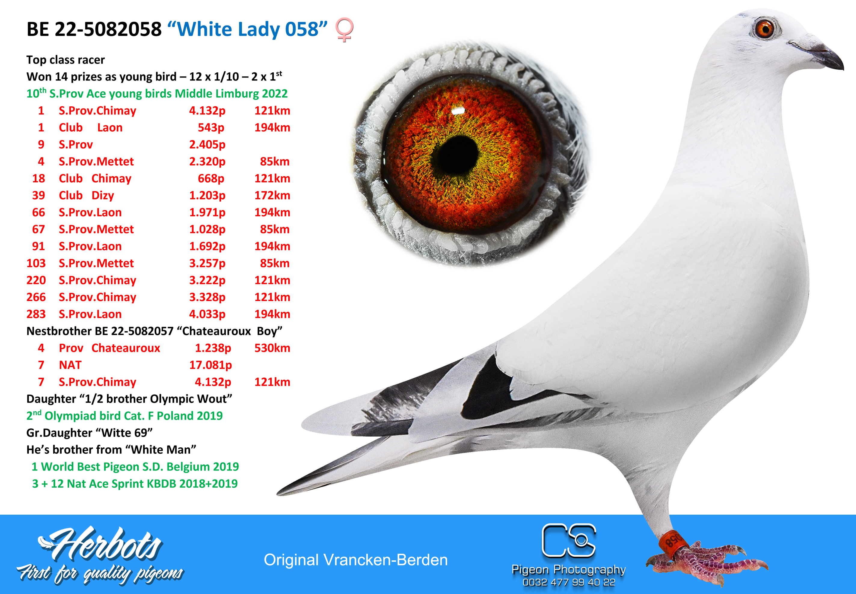 White Lady 058” - BE-22-5082058